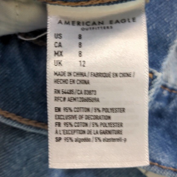 NWT American Eagle high rise mom shorts Size 8 - Picture 10 of 10